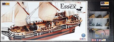 Occre 12006 1/60 Ölçek, Essex Yelkenli Tekne Ahşap Model Kiti