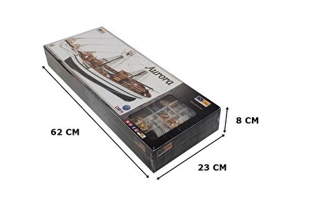 Occre 13001 1/65 Ölçek, Aurora Yelkenli Tekne Ahşap Model Kiti