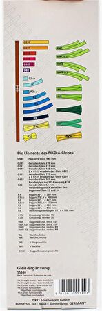 55340 1/87 TRACK SET E