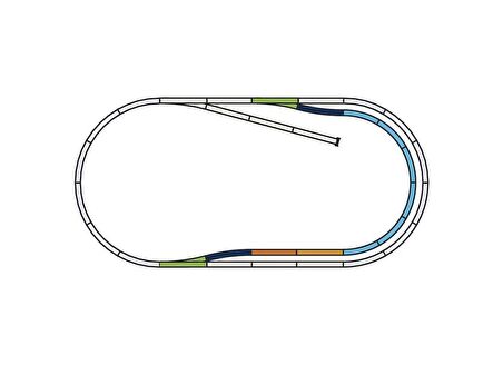 55320 1/87 TRACK SET C