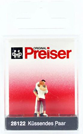 Preiser 28122 1/87 Ölçek Öpüşen Çift Figürü