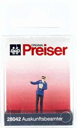 Preiser 28042 1/87 Ölçek Biletçi Figürü