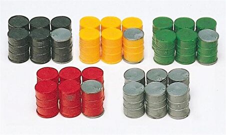 Preiser 17101 1/87 Ölçek metal variller - 30 adet Figürleri