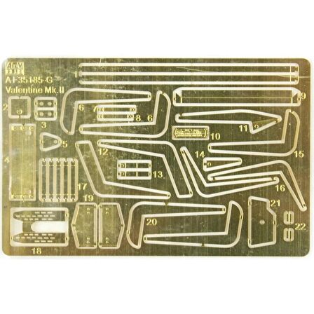 AFV Club AF35185 1/35 British Infantry Tank Mk.III Valentine Mk.II Tank Demonte Plastik Maketi