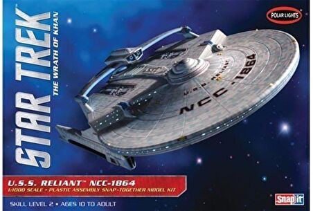 Polar Lights 906 1/1000 Star Trek USS Reliant 11000 Uzay Aracı Demonte Plastik Maketi