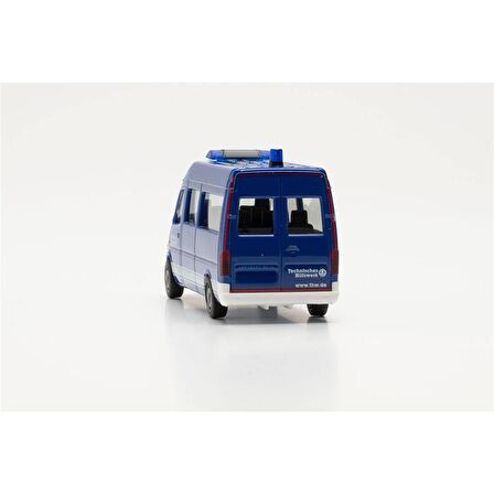 Herpa 097062 1/87 Ölçek, Mercedes-Benz Sprinter 1996 Minibüs HD (THW), Sergilemeye Hazır Model Araç