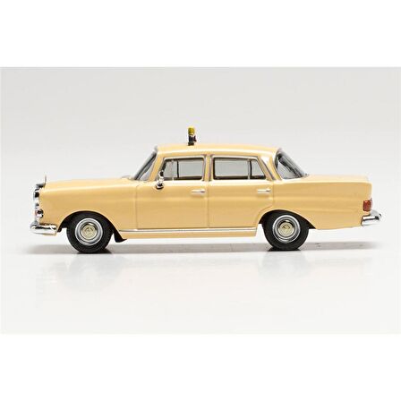 Herpa 095693 1/87 Ölçek, Mercedes-Benz 200 (W110) Taksi, Sergilemeye Hazır Model Araç