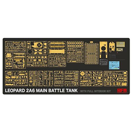 RFM 5066 1/35 Ölçek Leopard 2A6 Ana Muharebe Tankı, İç Detaylı, Plastik Model Kiti