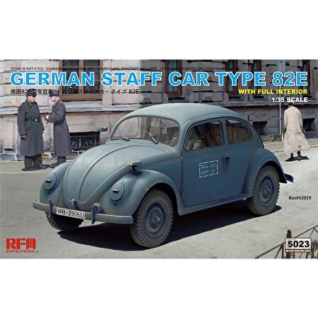 RFM 5023 1/35 Ölçek Tip 82E, İç Detaylı Alman Personel Aracı Plastik Model Kiti