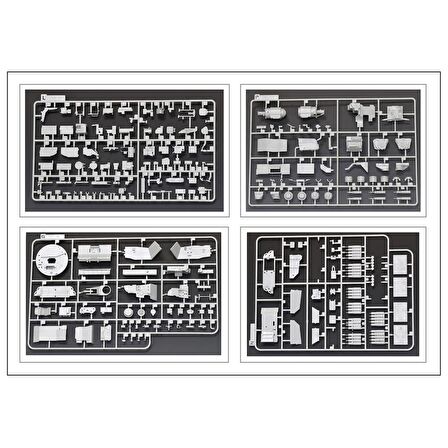 RFM 5007 1/35 Ölçek M1A1/ A2 Abrams Tankı, İç Detaylı Plastik Model Kiti