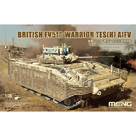 Meng SS-017 1/35 Ölçek İngiliz FV510 Warrior TES(H) AIFV Zırhlı Personel Taşıyıcı, Plastik Model Kiti