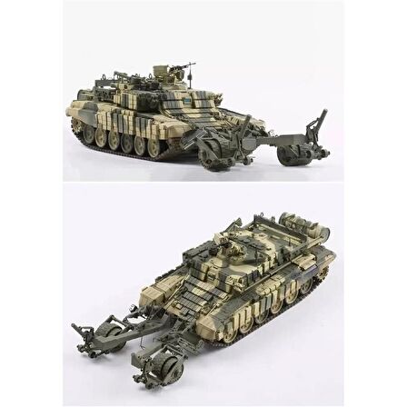Meng SS-011 1/35 Ölçek Rus BMR-3M (T90) Mayın Temizleme Aracı, Plastik Model Kiti