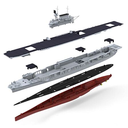 Meng PS-005 1/700 Ölçek Amerikan U.S.S. Enterprise (CV-6) Uçak Gemisi, Plastik Model Kiti