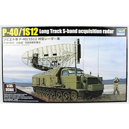 Trumpeter 09569 1/35 Ölçek P-40/1S12 Uzun raylı, S-band Kazanç Radarı, Plastik Model Kiti