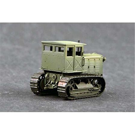 Trumpeter 07111 1/72 Ölçek Rus ChTZ S-65 Paletli ve Sürücü Kabinli Traktör, Plastik Model Kiti