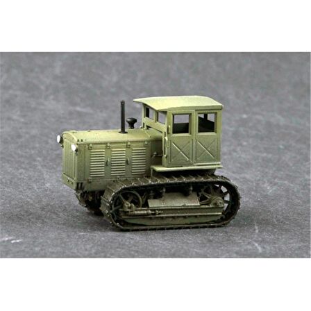 Trumpeter 07111 1/72 Ölçek Rus ChTZ S-65 Paletli ve Sürücü Kabinli Traktör, Plastik Model Kiti