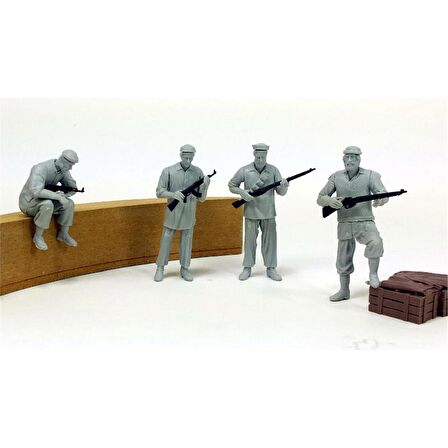 Trumpeter 00436 1/35 Ölçek Afgan İsyancı Figürleri Plastik Model Kiti