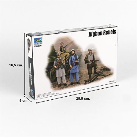 Trumpeter 00436 1/35 Ölçek Afgan İsyancı Figürleri Plastik Model Kiti