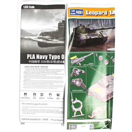 HobbyBoss 83518 1/350 Ölçek PLA Navy Type 039 Song Class, Denizaltı Plastik Model Kiti
