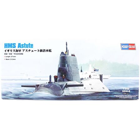 HobbyBoss 83509 1/350 Ölçek HMS Astute, Denizaltı Plastik Model Kiti