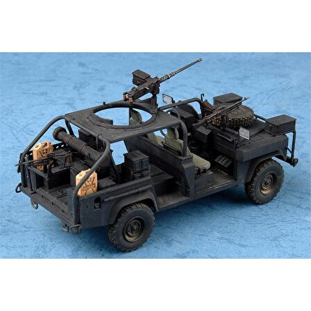 HobbyBoss 82450 1/35 Ölçek (Ranger Special Operations Vehicle) RSOV w/MG, Askeri Cip Plastik Model Kiti