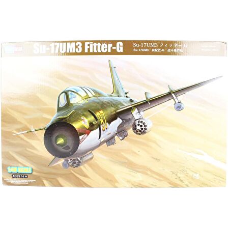 HobbyBoss 81759 1/48 Ölçek Su-17UM3 Fitter-G, Savaş Uçağı Plastik Model Kiti