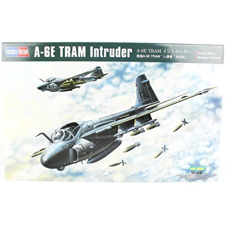 HobbyBoss 81710 1/48 Ölçek A-6E TRAM Intruder, Savaş Uçağı Plastik Model Kiti