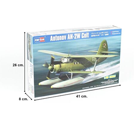 HobbyBoss 81706 1/48 Ölçek Antonov AN-2W Colt, Askeri Deniz Uçağı Plastik Model Kiti