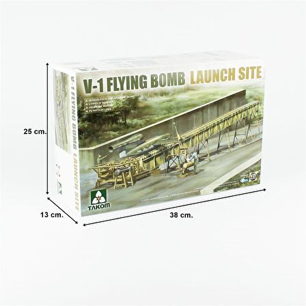 Takom 2152 1/35 Ölçek, V-1 Uçan Bomba Fırlatma Rampası, Plastik Model Kiti