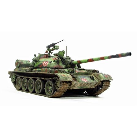 Takom 2056 1/35 Ölçek, Rus Orta Sınıf Tankı, T-55 A (3 in 1), Plastik Model Kiti