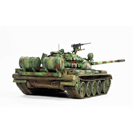 Takom 2056 1/35 Ölçek, Rus Orta Sınıf Tankı, T-55 A (3 in 1), Plastik Model Kiti