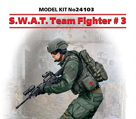 24103 1/24 S.W.A.T. Team Fighter 3