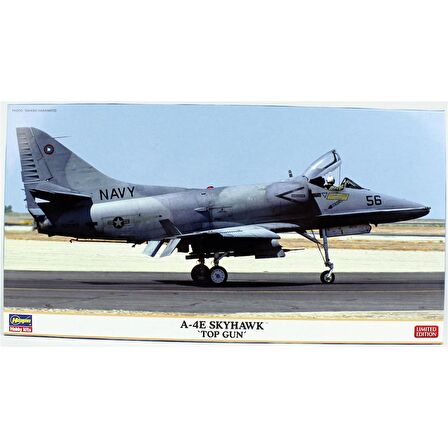 Hasegawa 7523 1/48 Ölçek, A-4E Skyhawk (Top Gun), (Limited Edition), Savaş Uçağı Plastik Model Kiti