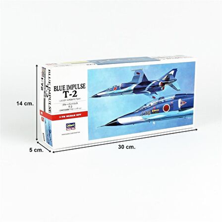 Hasegawa C5 1335 1/72 Ölçek, Blue Impulse T-2, J.A.S.D.F. Gösteri Ekibi, Savaş Uçağı Plastik Model Kiti