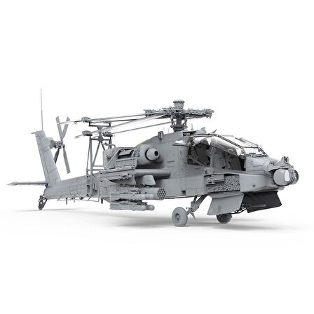 Meng QS-004 1/35 Ölçek, Boeing AH-64D Apache Longbow,  Ağır Saldırı Helikopteri, Plastik model Kiti