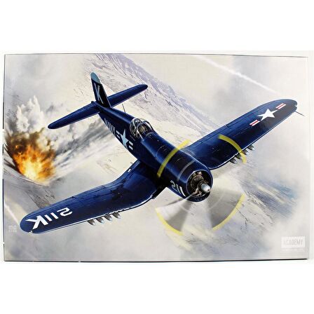 Academy 12353 1/48 Ölçek, Vought F4U-4 Corsair Savaş Uçağı, Plastik Model Kiti