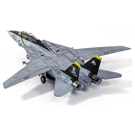 Academy 12578 1/72 Ölçek, U.S. Navy F-14B (VF-103 Jolly Rogers) Savaş Uçağı, Plastik Model Kiti