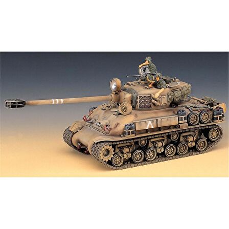 Academy 13254 1/35 Ölçek, I.D.F. M-51 Super Sherman Tankı, Plastik Model Kiti