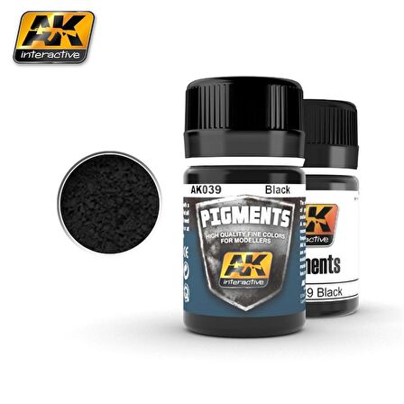 AK Interactive 039 35 ml. Black Pigment