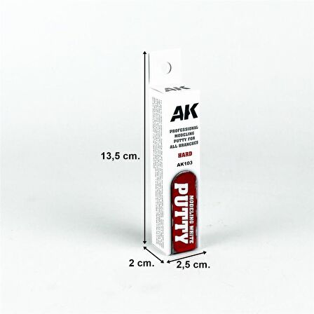 AK Interactive 103 20 ml. Dolgu Macunu, Beyaz