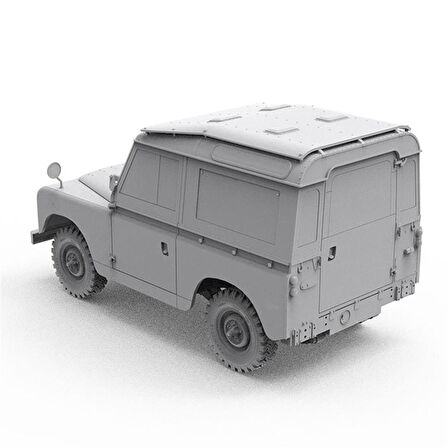 AK Interactive 35013 1/35 Ölçek, Land Rover 88 Series IIA (Steyşın Vagon), Askeri Araç Plastik Model Kiti