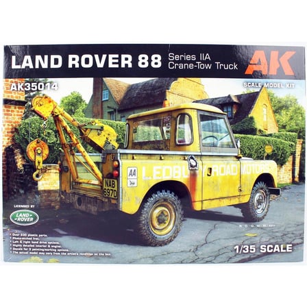 AK Interactive 35014 1/35 Ölçek, Land Rover 88 Series IIA (Vinçli Çekici), Askeri Araç Plastik Model Kiti