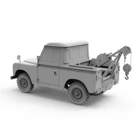 AK Interactive 35014 1/35 Ölçek, Land Rover 88 Series IIA (Vinçli Çekici), Askeri Araç Plastik Model Kiti