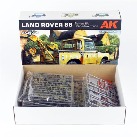 AK Interactive 35014 1/35 Ölçek, Land Rover 88 Series IIA (Vinçli Çekici), Askeri Araç Plastik Model Kiti