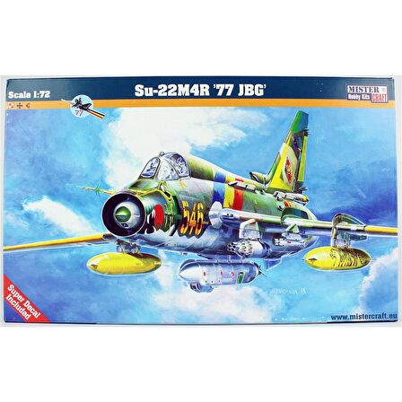 Mistercraft E012 1/72 Su-22 M4R (77 JBG) Savaş Uçağı Plastik Model Kiti