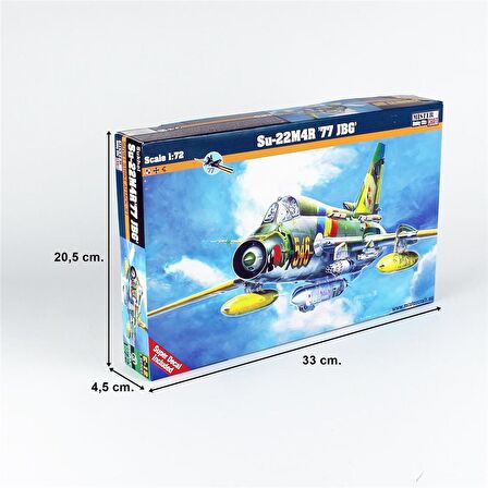 Mistercraft E012 1/72 Su-22 M4R (77 JBG) Savaş Uçağı Plastik Model Kiti