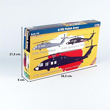 Mistercraft F023 1/72 S-70i (Polonya Ordusu) Askeri Helikopter Plastik Model Kiti