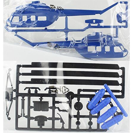 Mistercraft F154 1/48 Mi-2 RM (Polonya Donanması) Askeri Helikopter Plastik Model Kiti