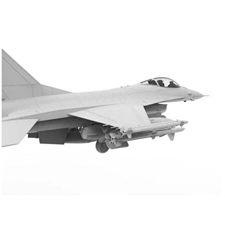 Kinetic K48100 1/48 F-16A (MLU NATO Viper) Savaş Uçağı, Plastik Model Kiti