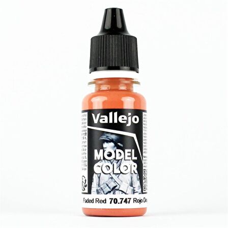 Vallejo 70747 17 ml. (035) Faded Red, Model Color Serisi Model Boyası